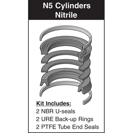 Hydro-Line - After Market Parts Hydraulic Cylinder Repair Kit- 5 Piston Kit N5-512-10